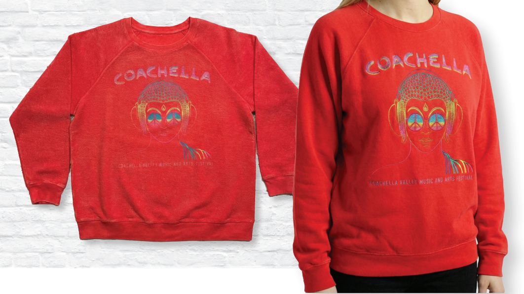 Coachella Ruby Inside Out Sweatshirt #101