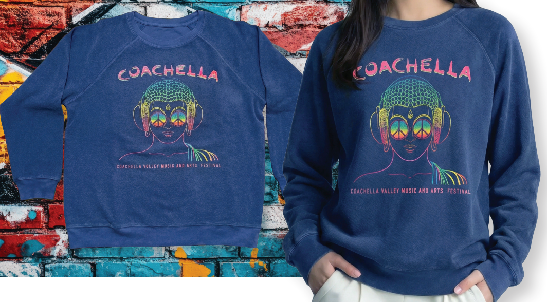 Coachella Sapphire Inside Out Sweatshirt #101