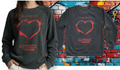 Ultra Miami Black Vintage Inside Out Sweatshirt #101