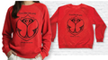 Tomorrowland Ruby Inside Out Sweatshirt #101