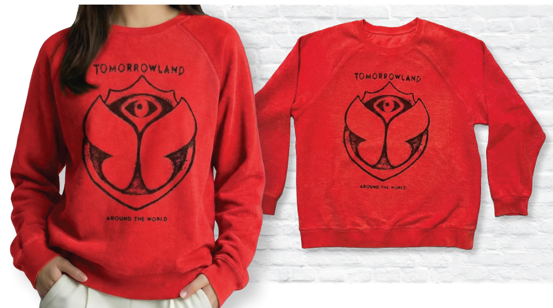 Tomorrowland Ruby Inside Out Sweatshirt #101