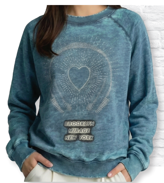 Brooklyn Mirage Sapphire Burnout Sweatshirt #201