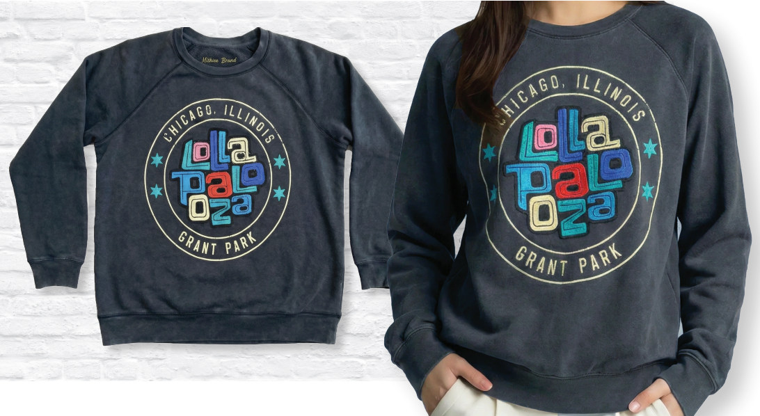 Lollapalooza Black Snow Sweatshirt #102